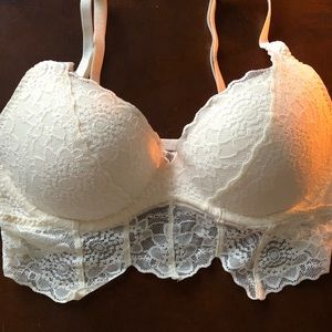 XS VIctorias Secret PINK Lace Push Up Bralette